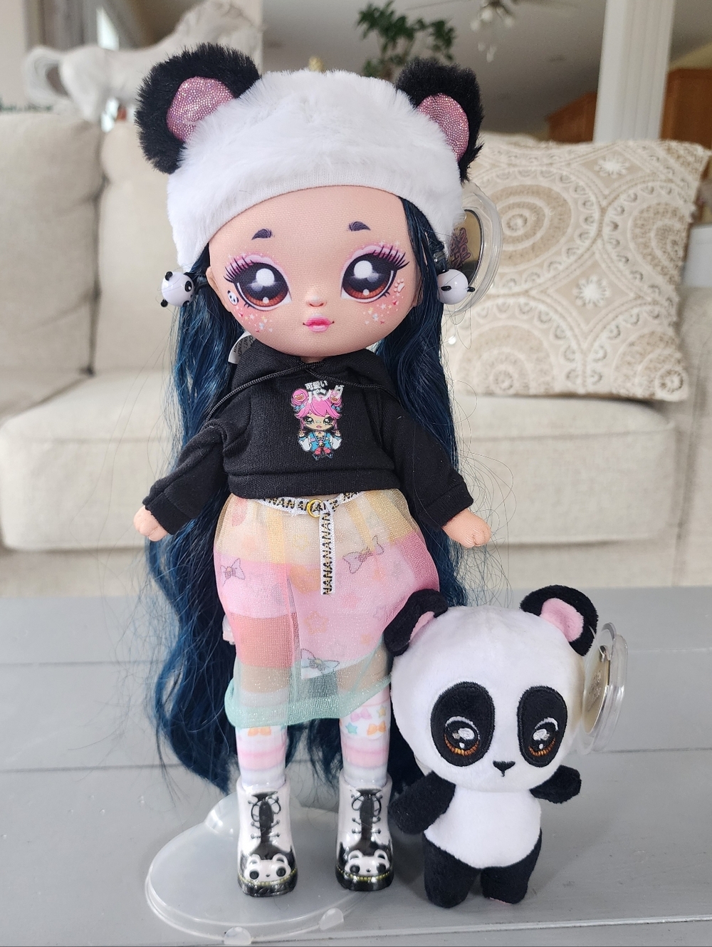 🐼 Na Na Na Surprise Winnie Joyful Panda Teens Soft Fashion Doll 11" With Pet